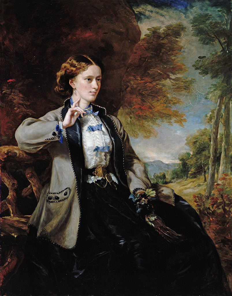 Detail of Portrait of the Hon. Mrs Meynell-Ingram by Sir Francis Grant