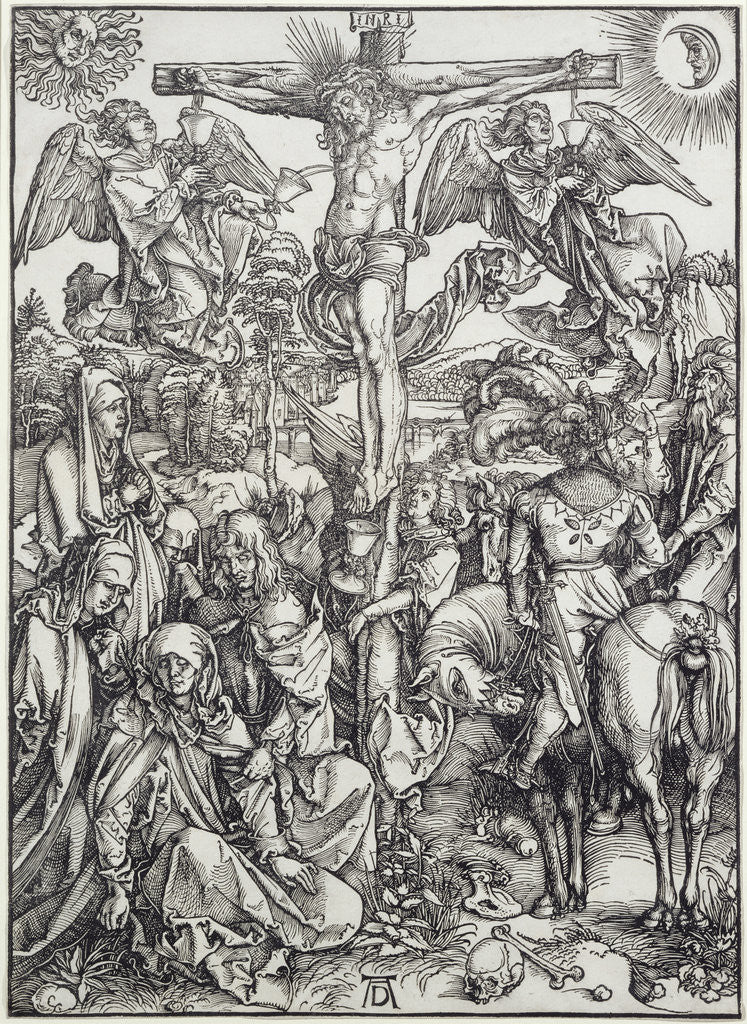 Detail of Christ on the Cross by Albrecht Dürer