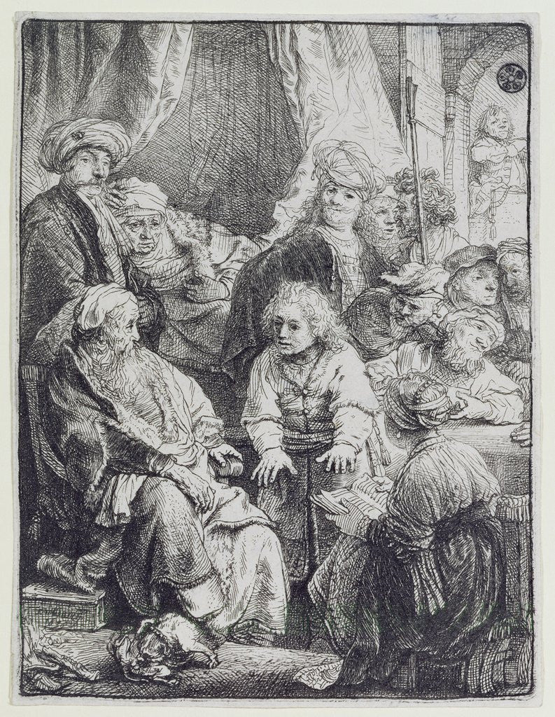 Detail of Joseph Telling his Dreams by Rembrandt Harmensz. van Rijn