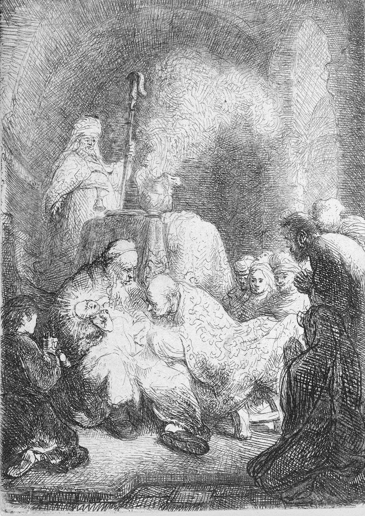 Detail of The Circumcision by Rembrandt Harmensz. van Rijn