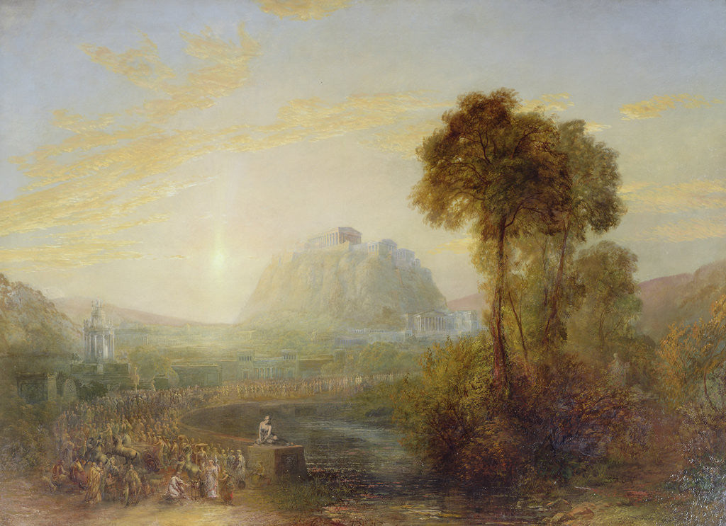 Detail of A Dream of Ancient Athens by Sydney Herbert