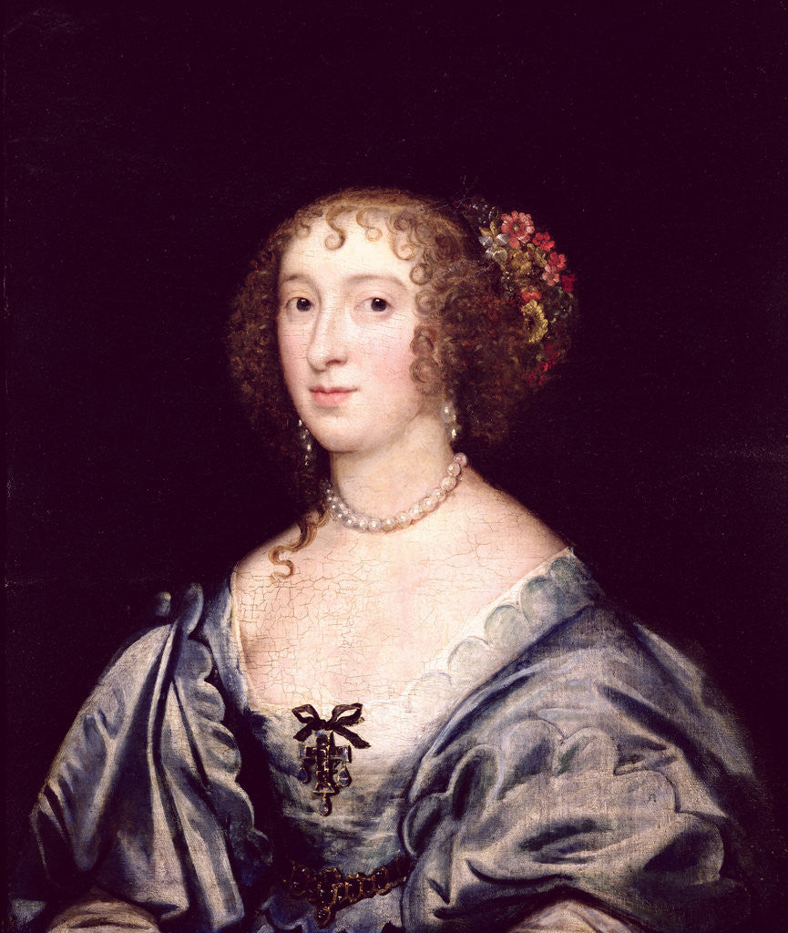 Detail of Portrait of Lady Hungate by English School