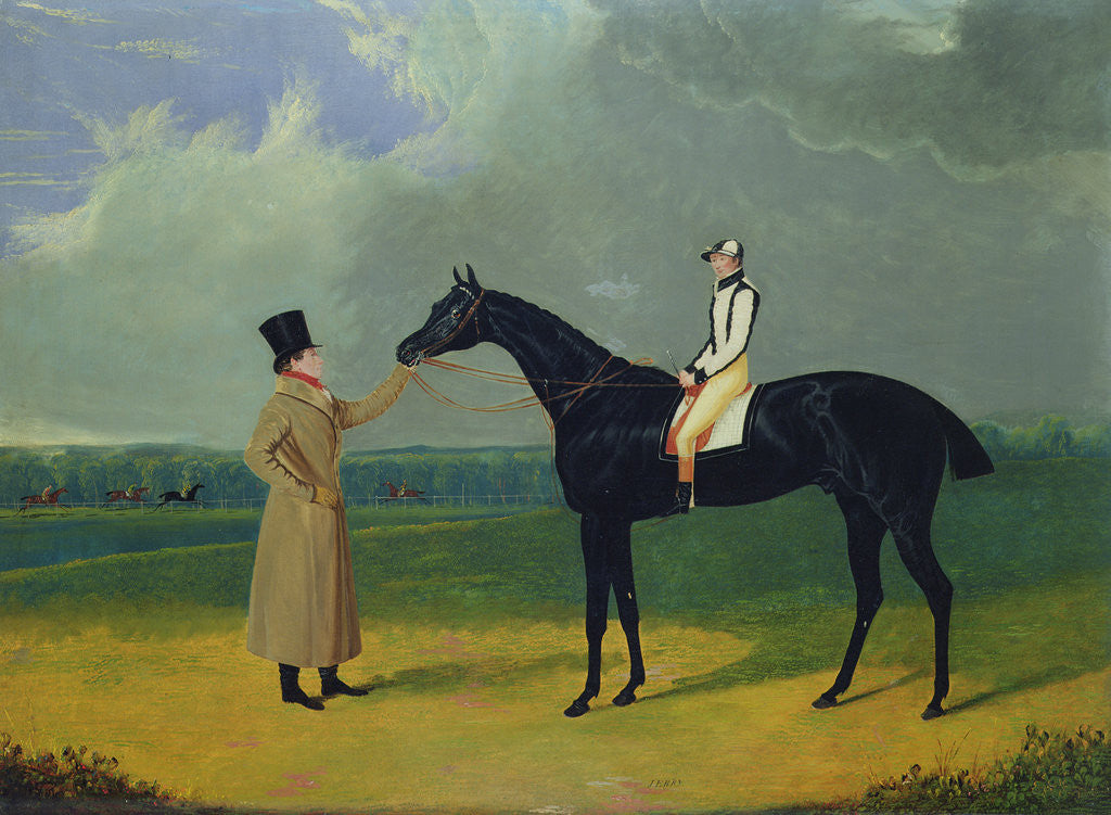 Detail of Jerry, Winner of the St. Leger 1824 by John Frederick Herring Snr