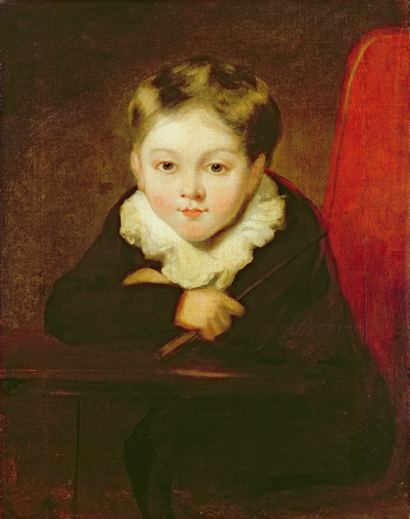 Detail of Portrait of the Artist's Son by William Robinson