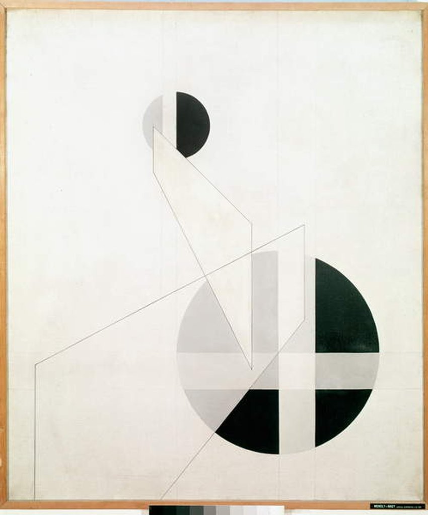 Detail of Composition A.XX by Laszlo Moholy-Nagy