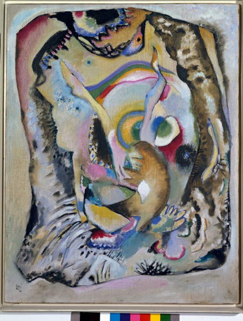 Detail of Painting on clear background, 1916 by Wassily Kandinsky