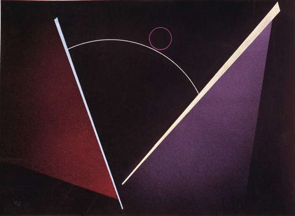 Detail of Untitled Painting by Vassily Kandinsky 1940 Dim 32,5x44 cm Bale private collection by Wassily Kandinsky