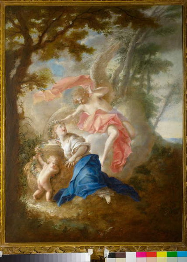 Detail of Flora and Zephyr by School Italian