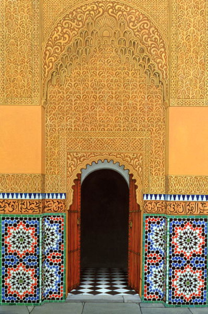 Detail of Door, Marrakech, 1998 by Larry Smart