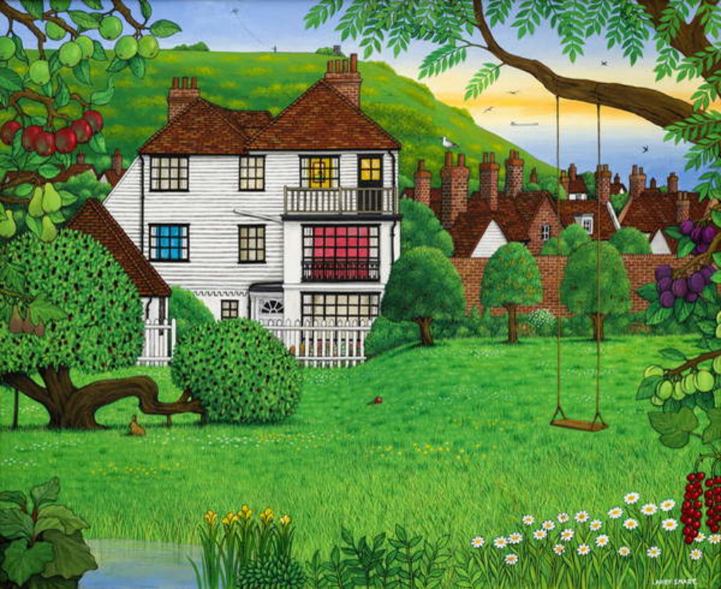 Detail of Hastings East Hill, 2001 by Larry Smart