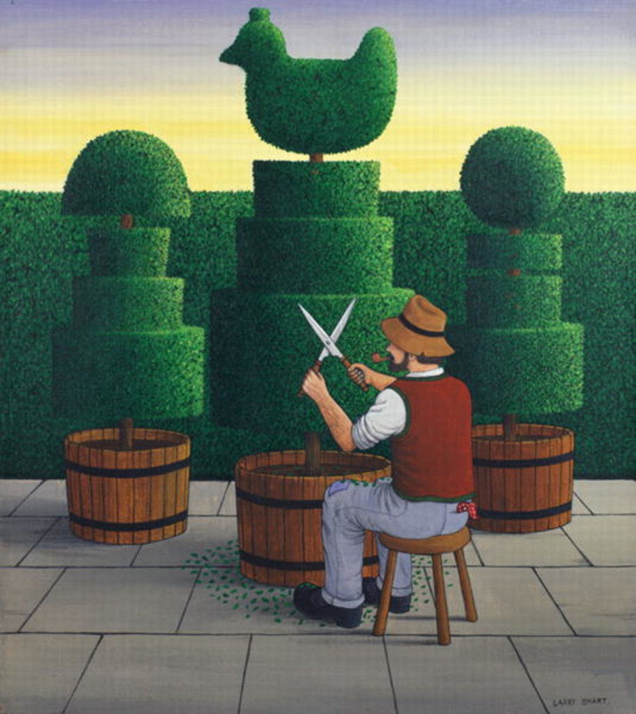 Detail of The Gardener, 1986 by Larry Smart