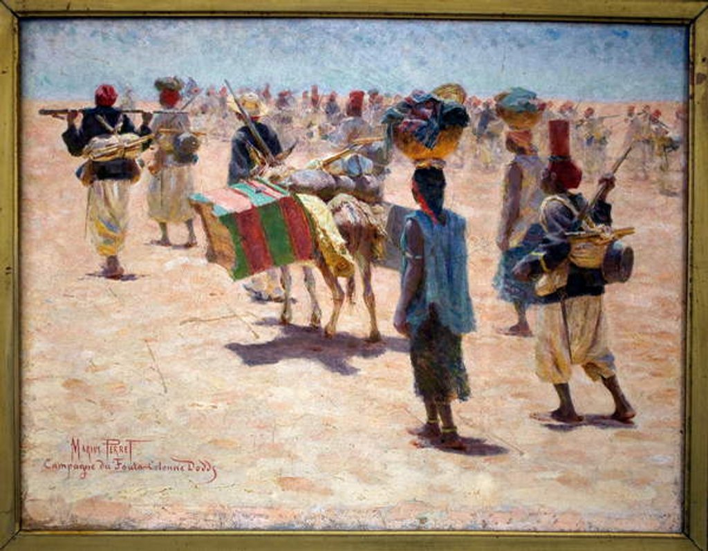 Detail of The Senegalese Riflemen, c.1890 by Marius Perret