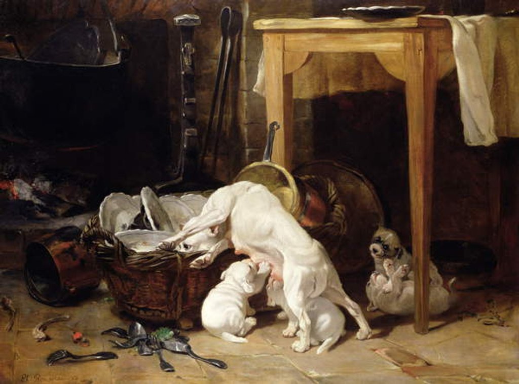 Detail of Chacun pour Soi, 1864 by Philippe Rousseau