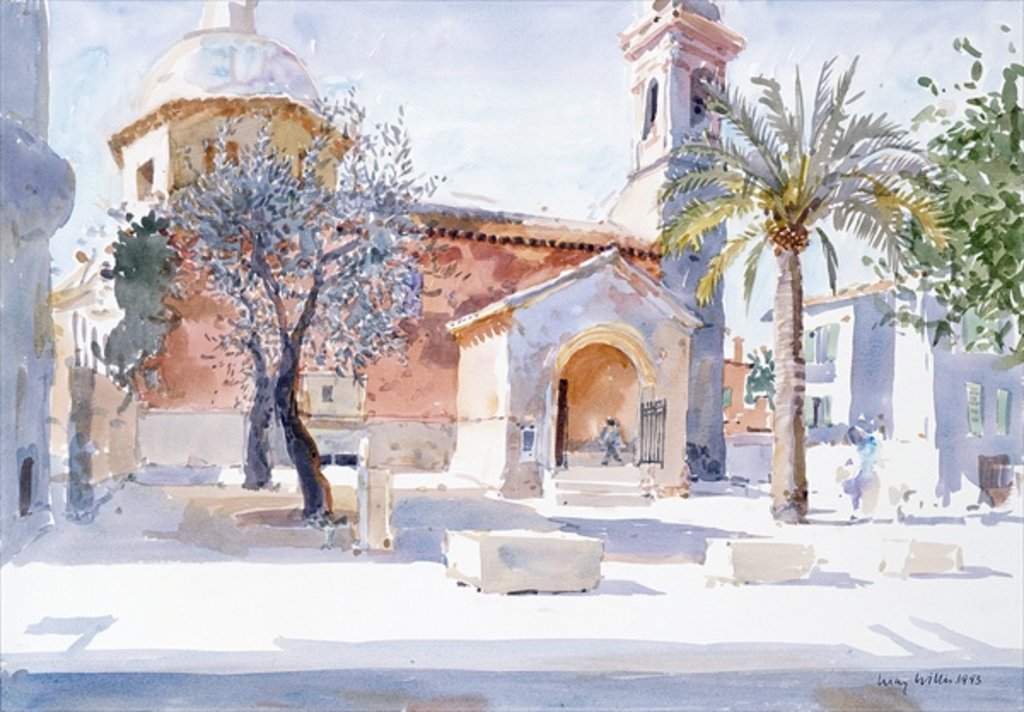 Provencal Church, 1993 by Lucy Willis