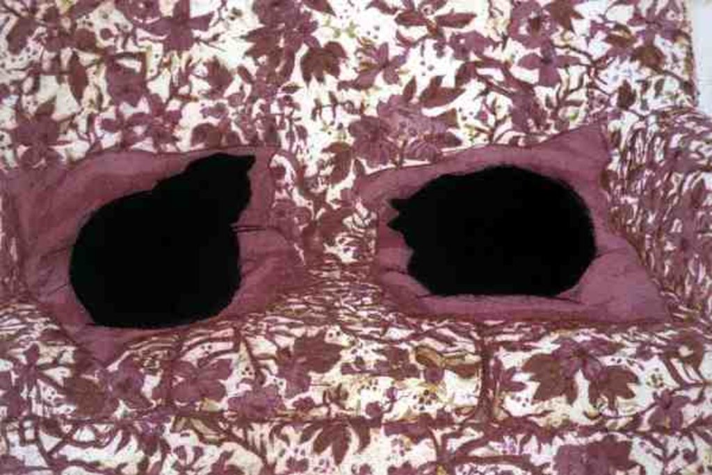 Detail of Cats, 1988 by Lucy Willis