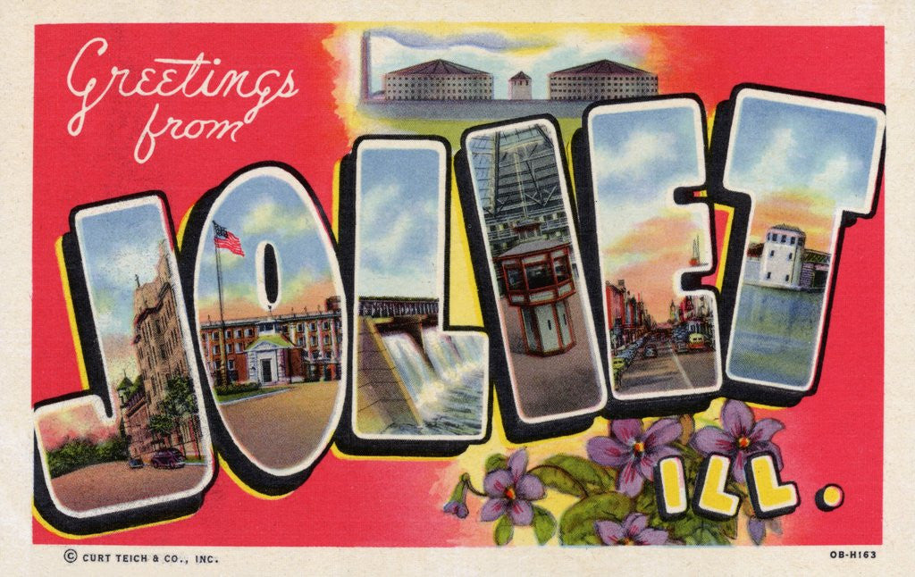 Detail of Greeting Card from Joliet, Illinois by Anonymous