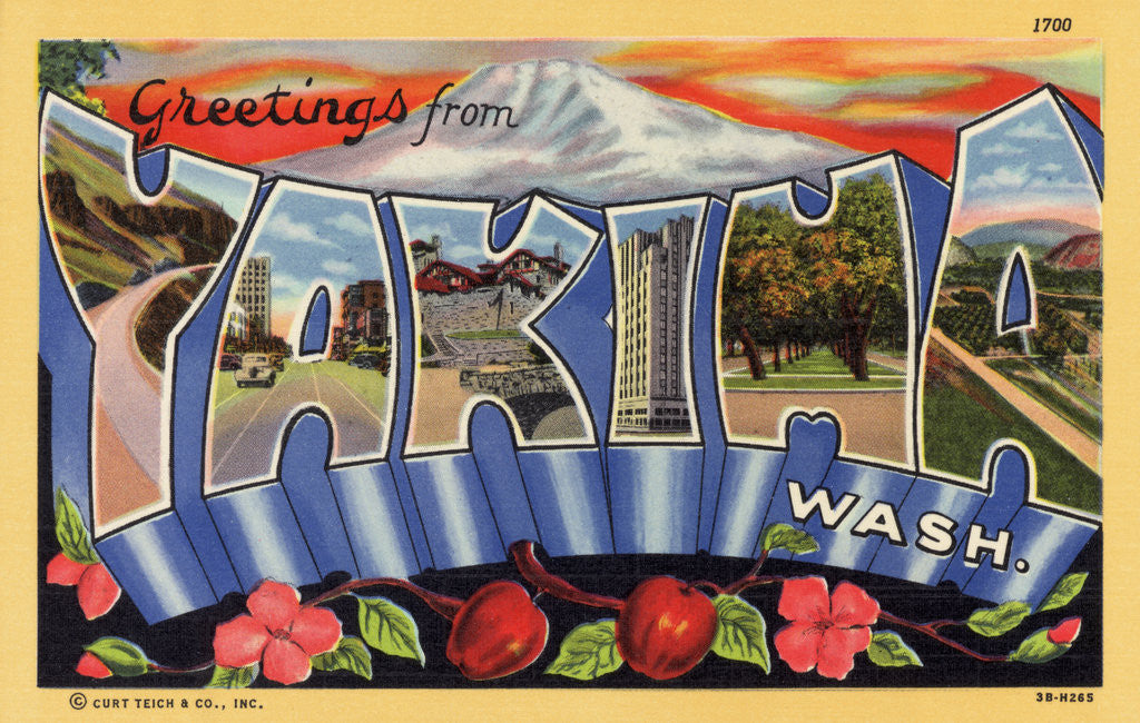 Detail of Greeting Card from Yakima, Washington by Anonymous