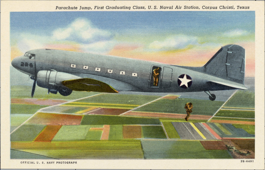 Detail of Parachute Jump by Anonymous