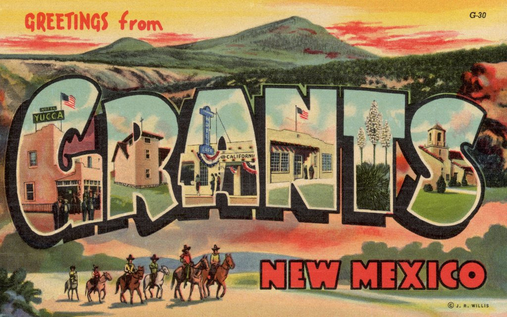 Detail of Greeting Card from Grants, New Mexico by Anonymous