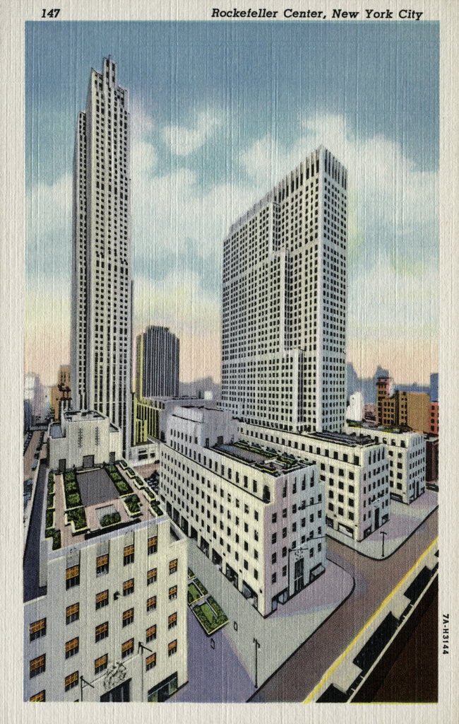 Detail of Rockefeller Center by Anonymous