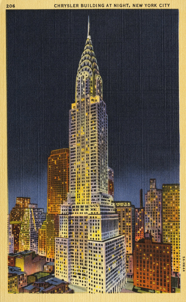 Detail of Chrysler Building by Anonymous