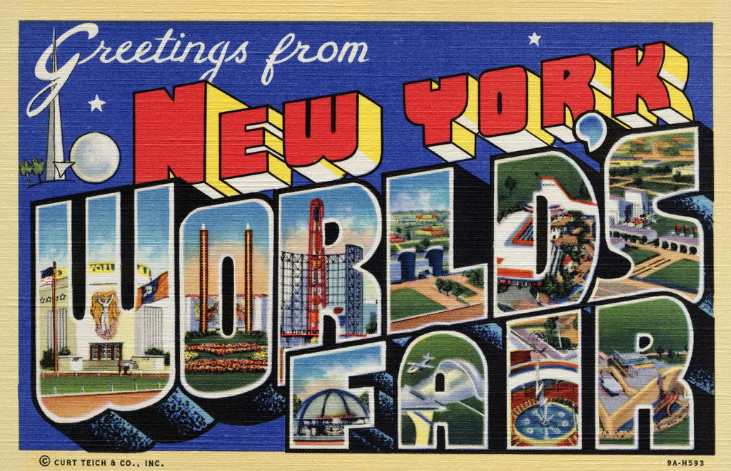 Detail of Greeting Card from New York World's Fair by Anonymous