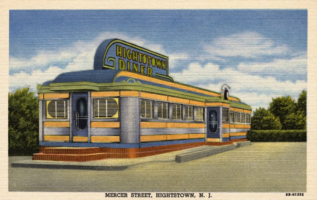 Detail of Hightstown Diner by Anonymous