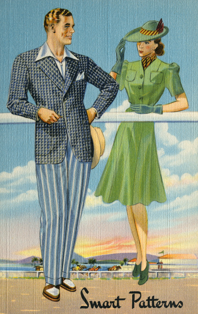 Detail of Advertisement for Smart Patterns Clothing by Anonymous