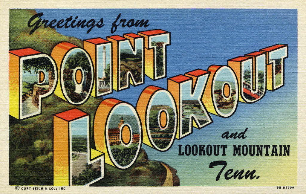 Detail of Greeting Card from Point Lookout by Corbis