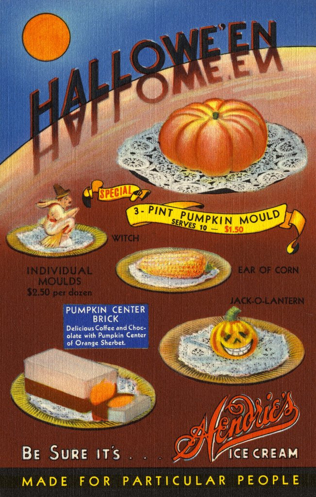 Detail of Advertisement for Hendrie's Ice Cream by Anonymous