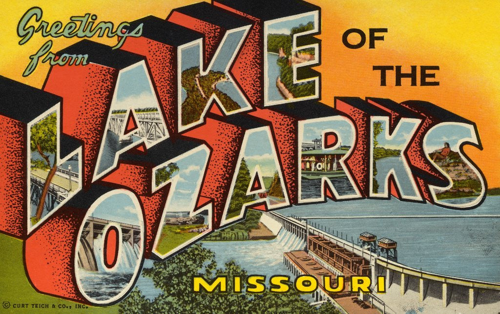 Detail of Greeting Card from Missouri by Anonymous