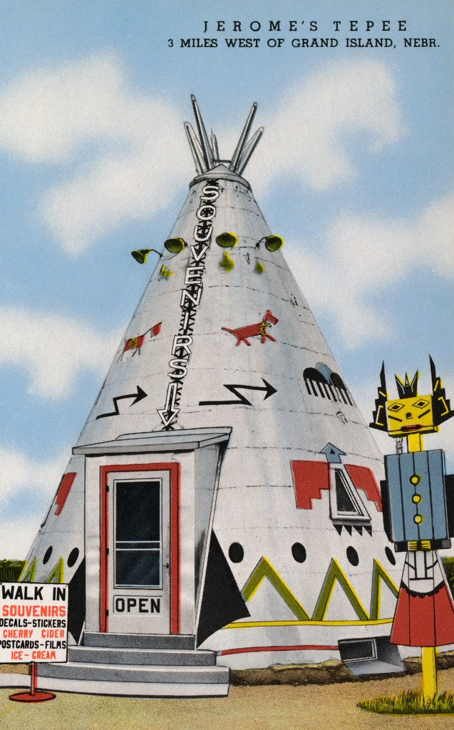 Detail of Jerome's Tepee by Anonymous