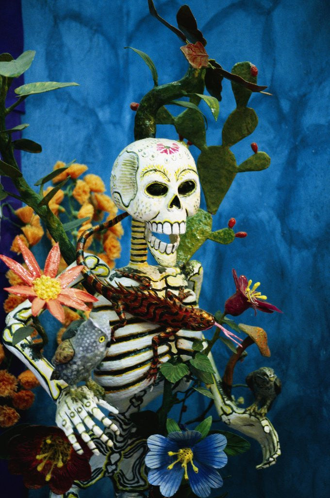 Detail of Day of the Dead Skeleton by Anonymous