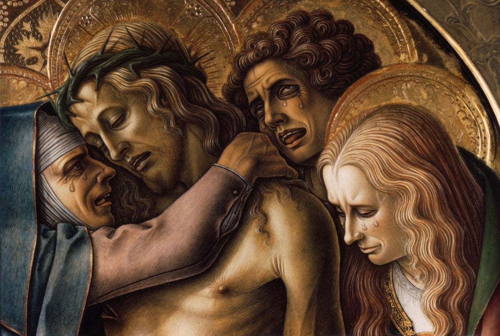 Detail of Detail of Pieta by Carlo Crivelli