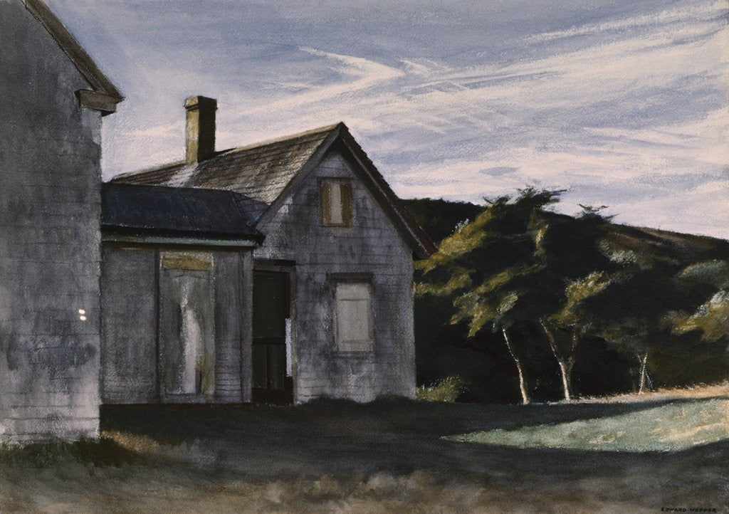 Detail of Cobb's House by Edward Hopper