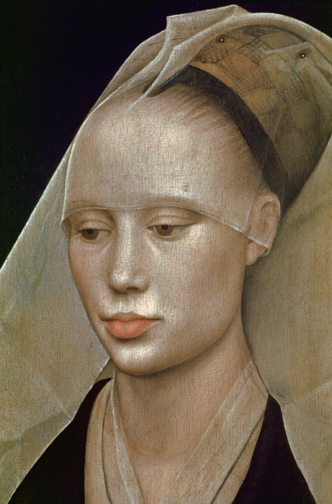 Detail of Detail of Portrait of a Lady by Rogier van der Weyden