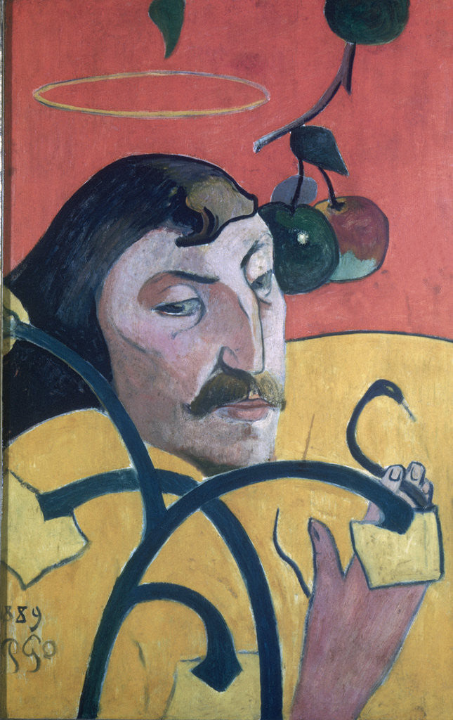Detail of Self-Portrait by Paul Gauguin