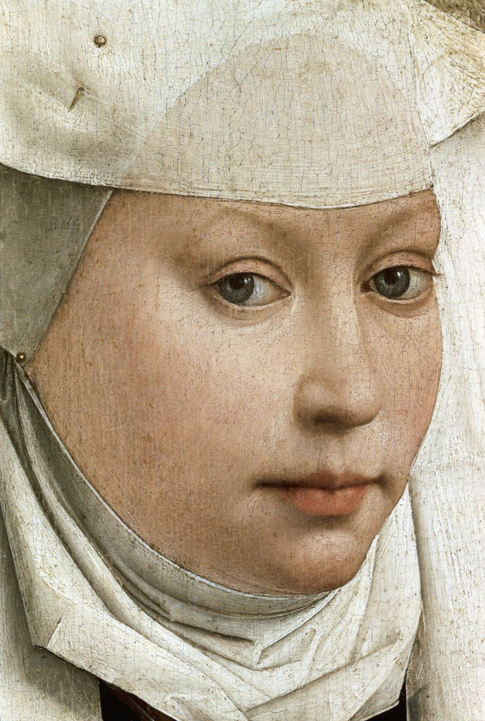 Detail of Detail of Portrait of a Young Woman by Rogier van der Weyden