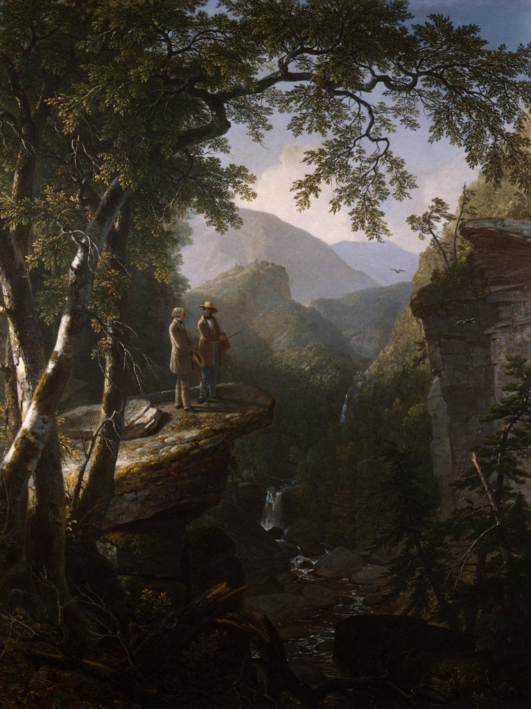 Detail of Kindred Spirits by Asher Brown Durand
