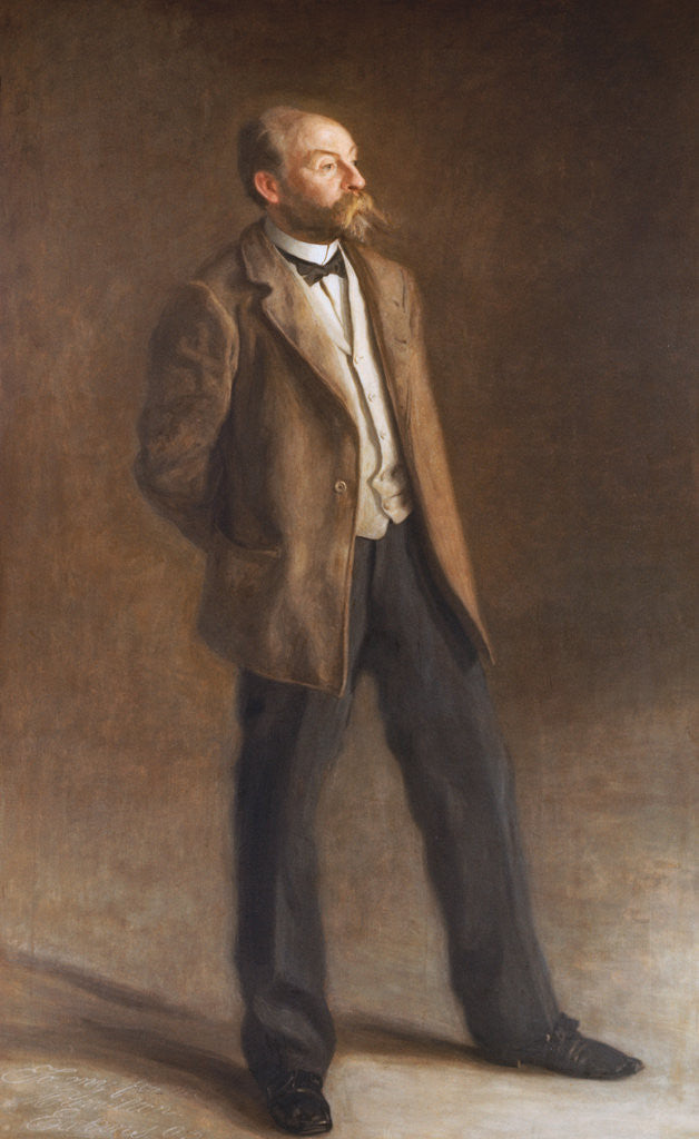 Detail of John McLure Hamilton by Thomas Eakins