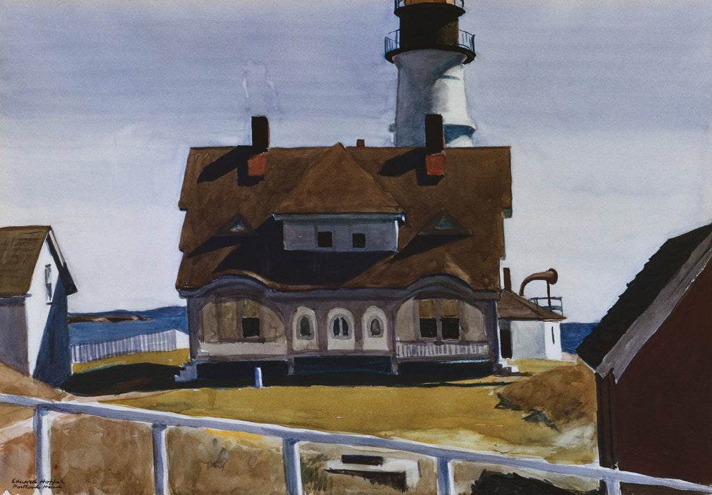 Detail of Captain Strout's House by Edward Hopper