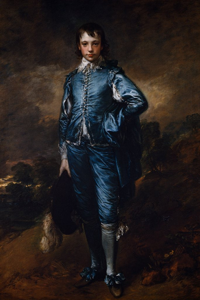 Detail of The Blue Boy by Thomas Gainsborough