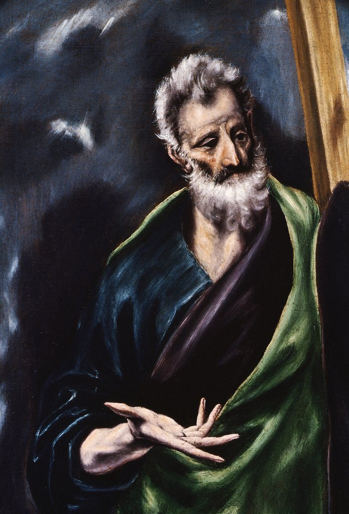 Detail of Detail of Saint Andrew by El Greco