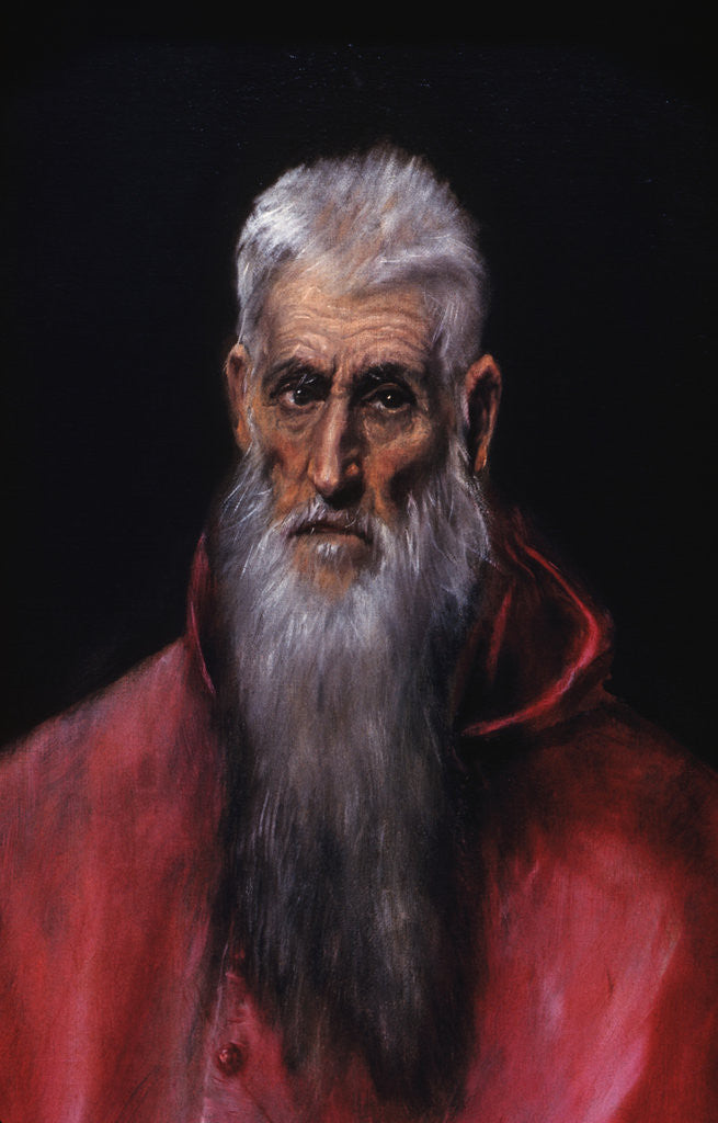 Detail of Detail of St. Jerome by El Greco
