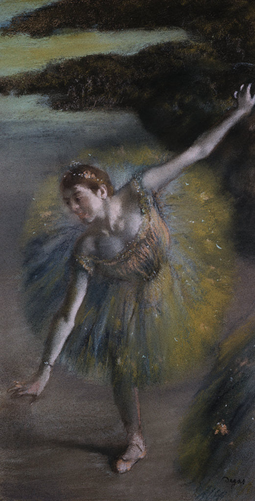Detail of Dancer in Green by Anonymous