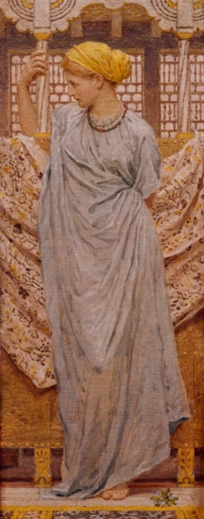 Detail of Forget-me-nots by Albert Joseph Moore