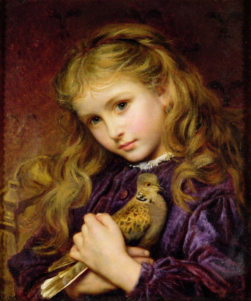 Detail of The Turtle Dove by Sophie Anderson