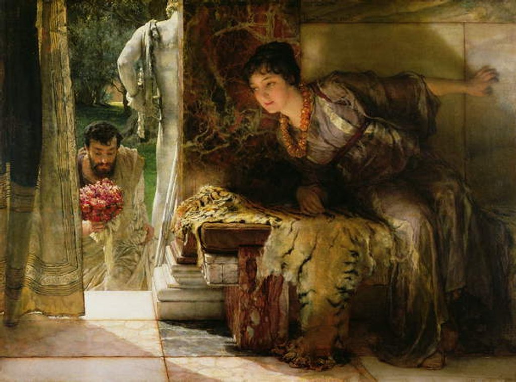 Detail of Welcome Footsteps, 1883 by Lawrence Alma-Tadema
