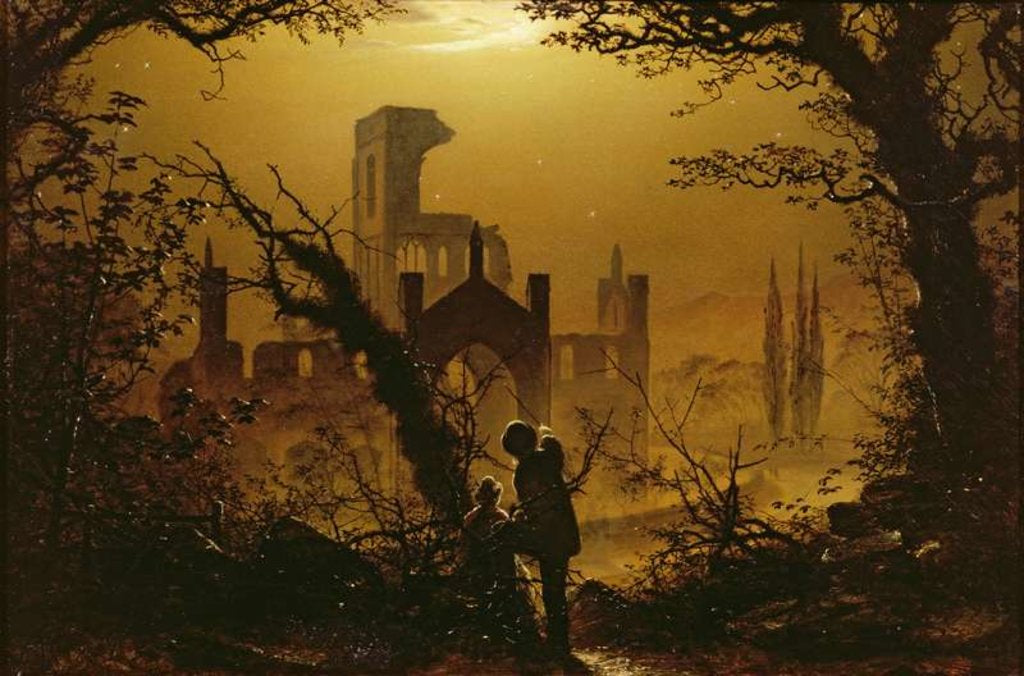 Detail of Kirkstall Abbey, Yorkshire, 1877 by William Henry James Boot