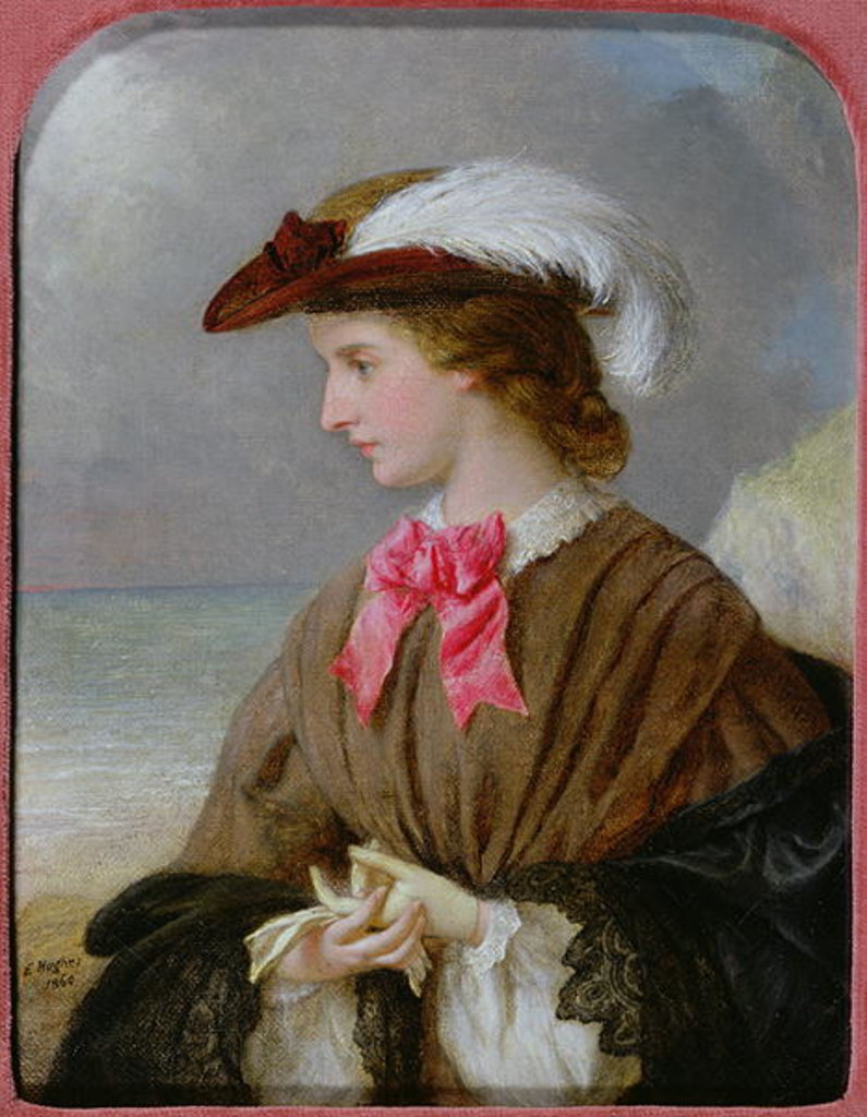 Detail of The Red Bow by Edward Hughes